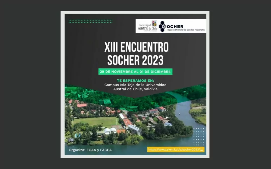 Desafíos territoriales y sostenibilidad analizarán en SOCHER 2023